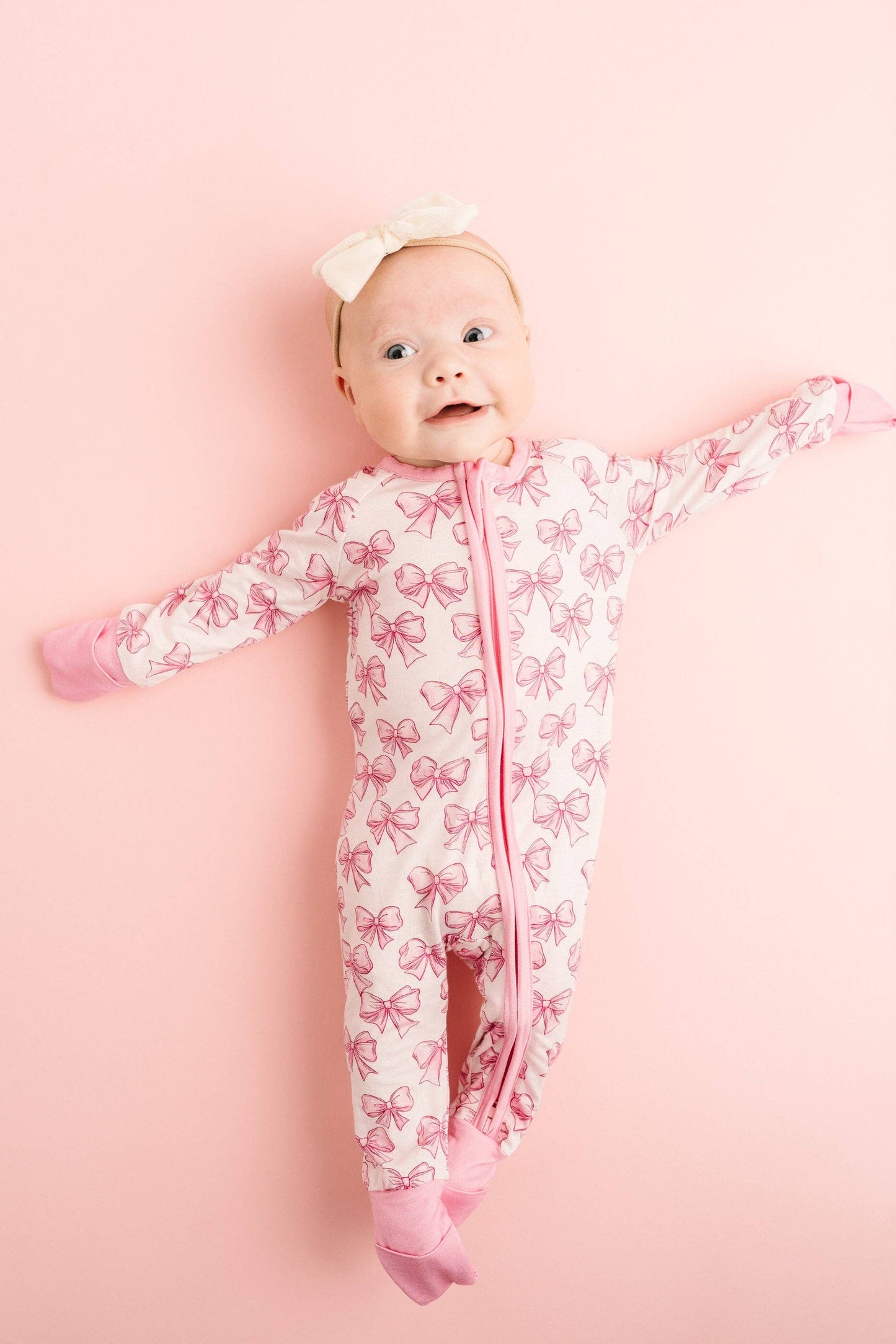 Pretty in Pink Bamboo Zippy