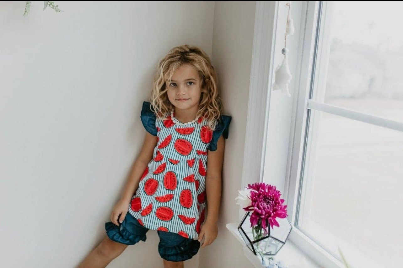 watermelon short set