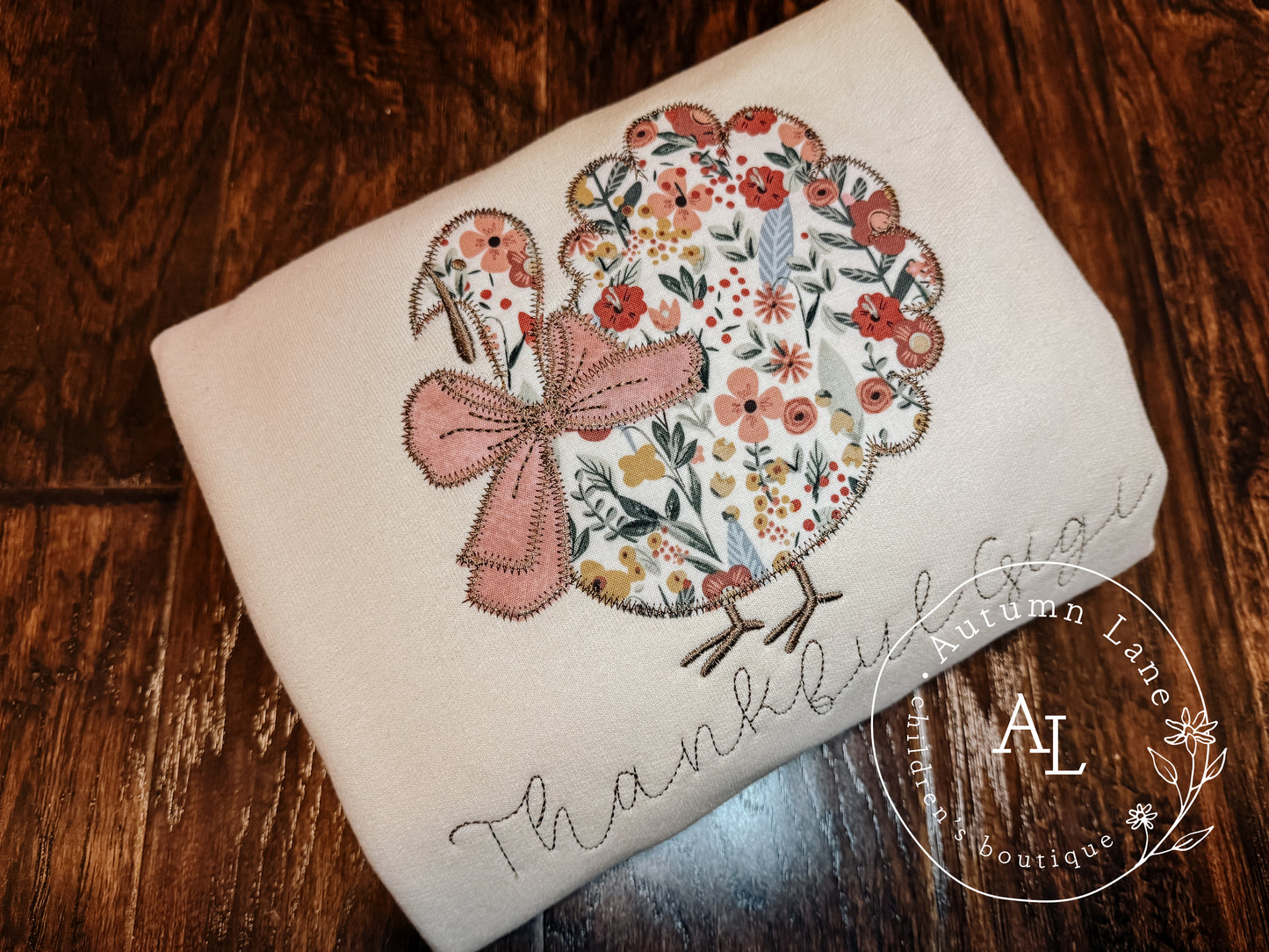 thanksgiving turkey sweatshirt - kids