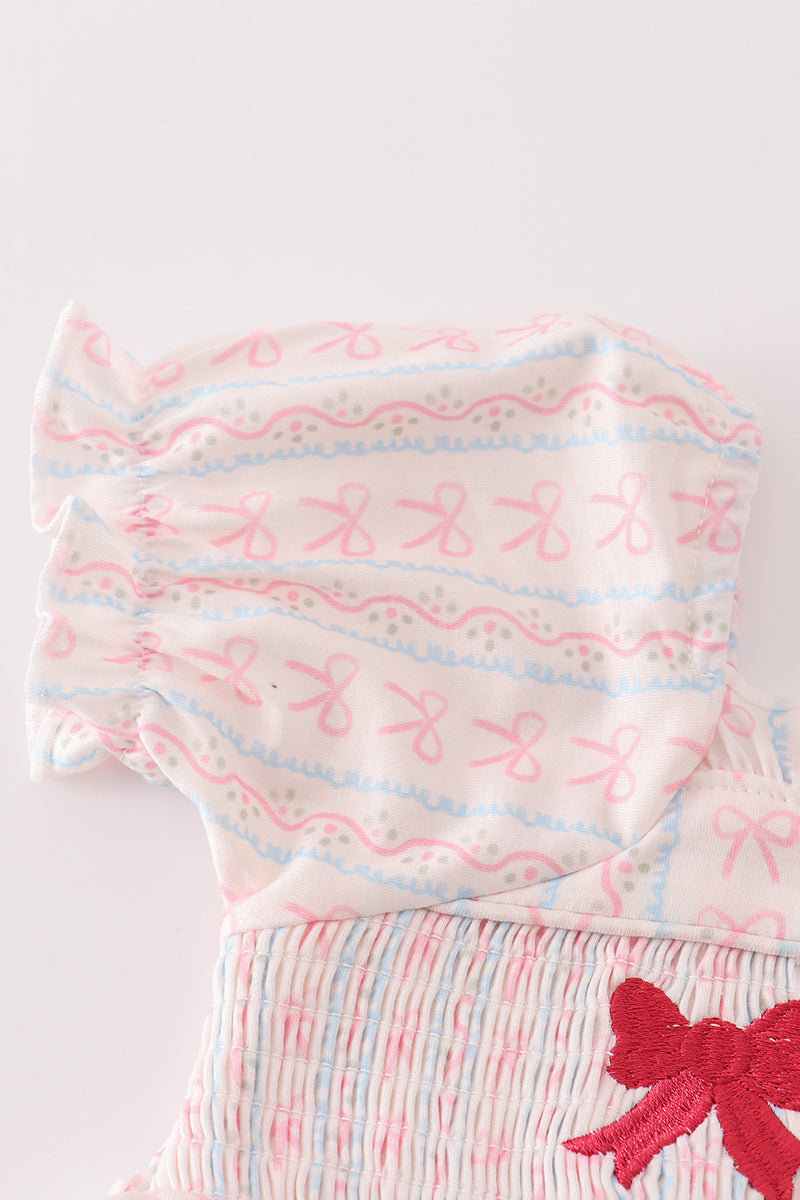 pink bow trellis collection