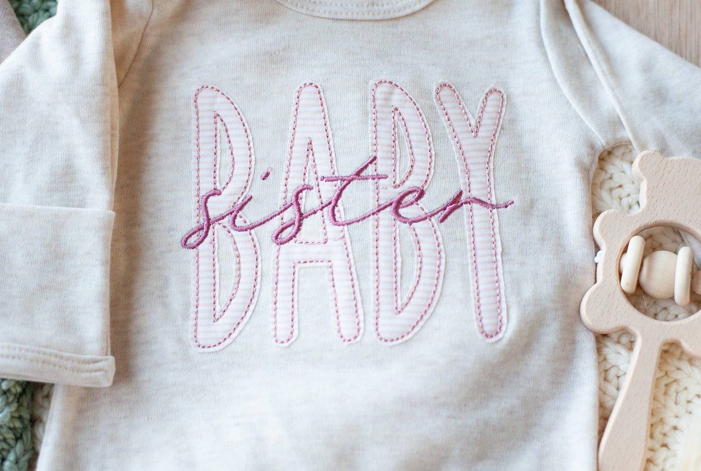 Knot Gown Pink Baby Sister