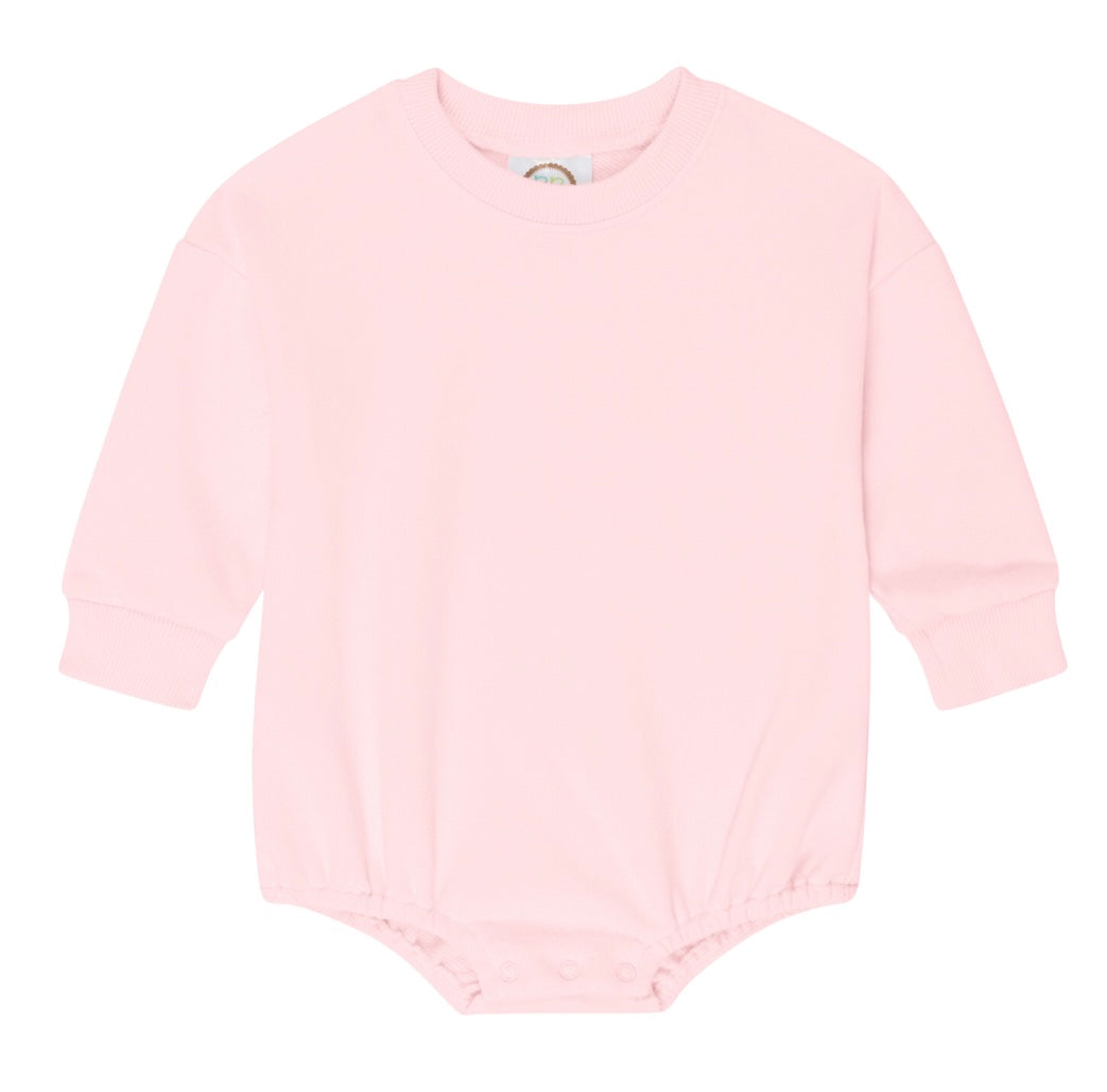 sweatshirt bubble romper