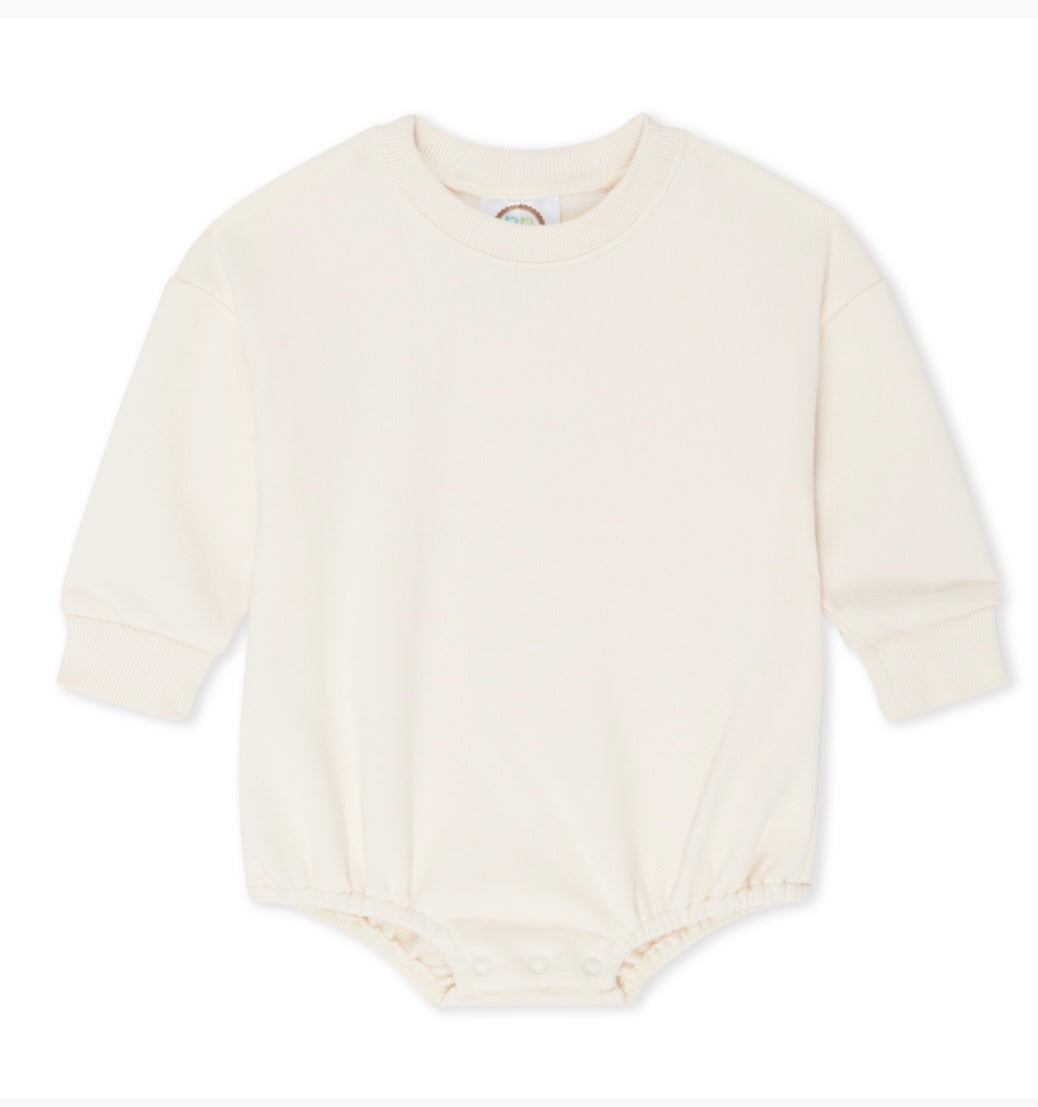 sweatshirt bubble romper