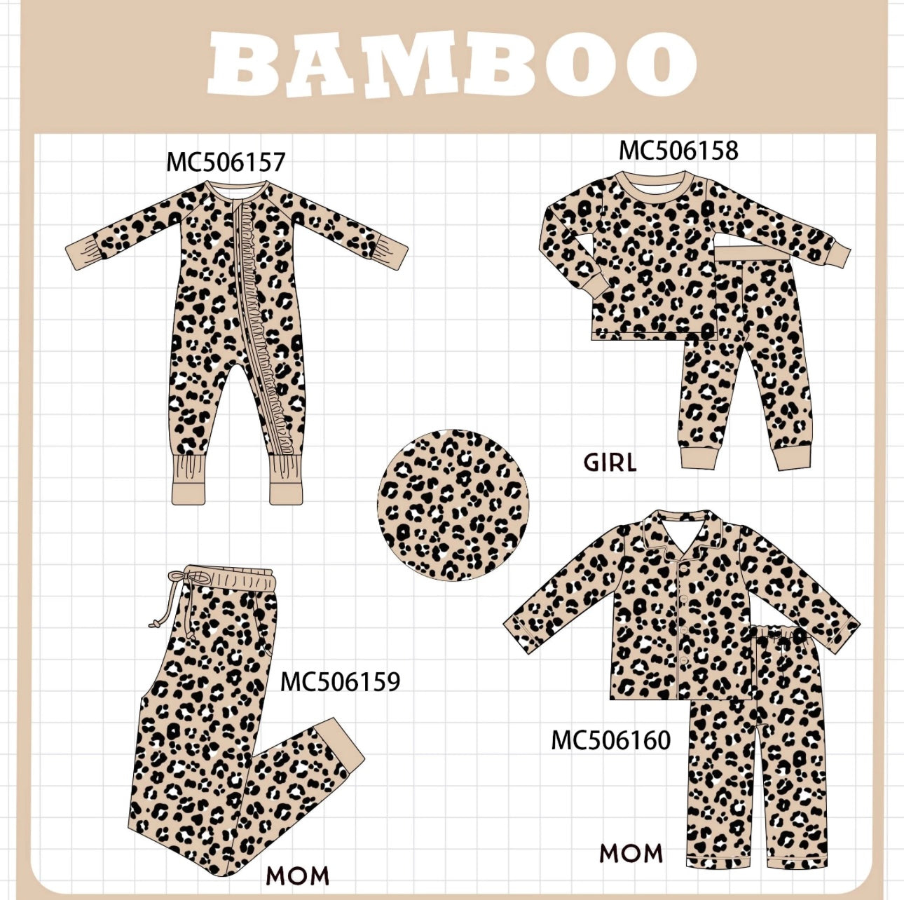 leopard bamboo collection