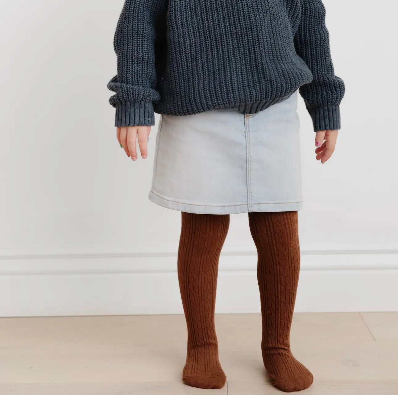 cable knit stockings