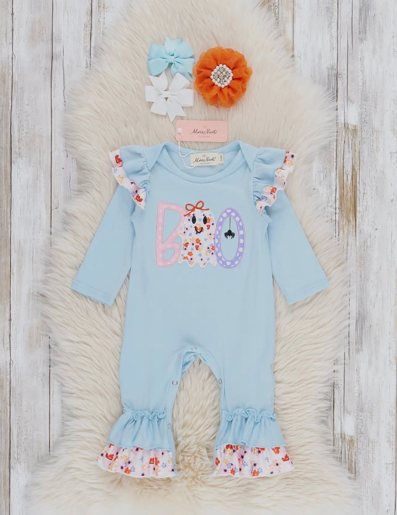blue floral boo collection