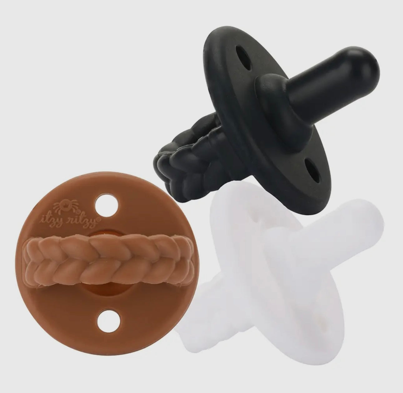 itzy ritzy pacifier set
