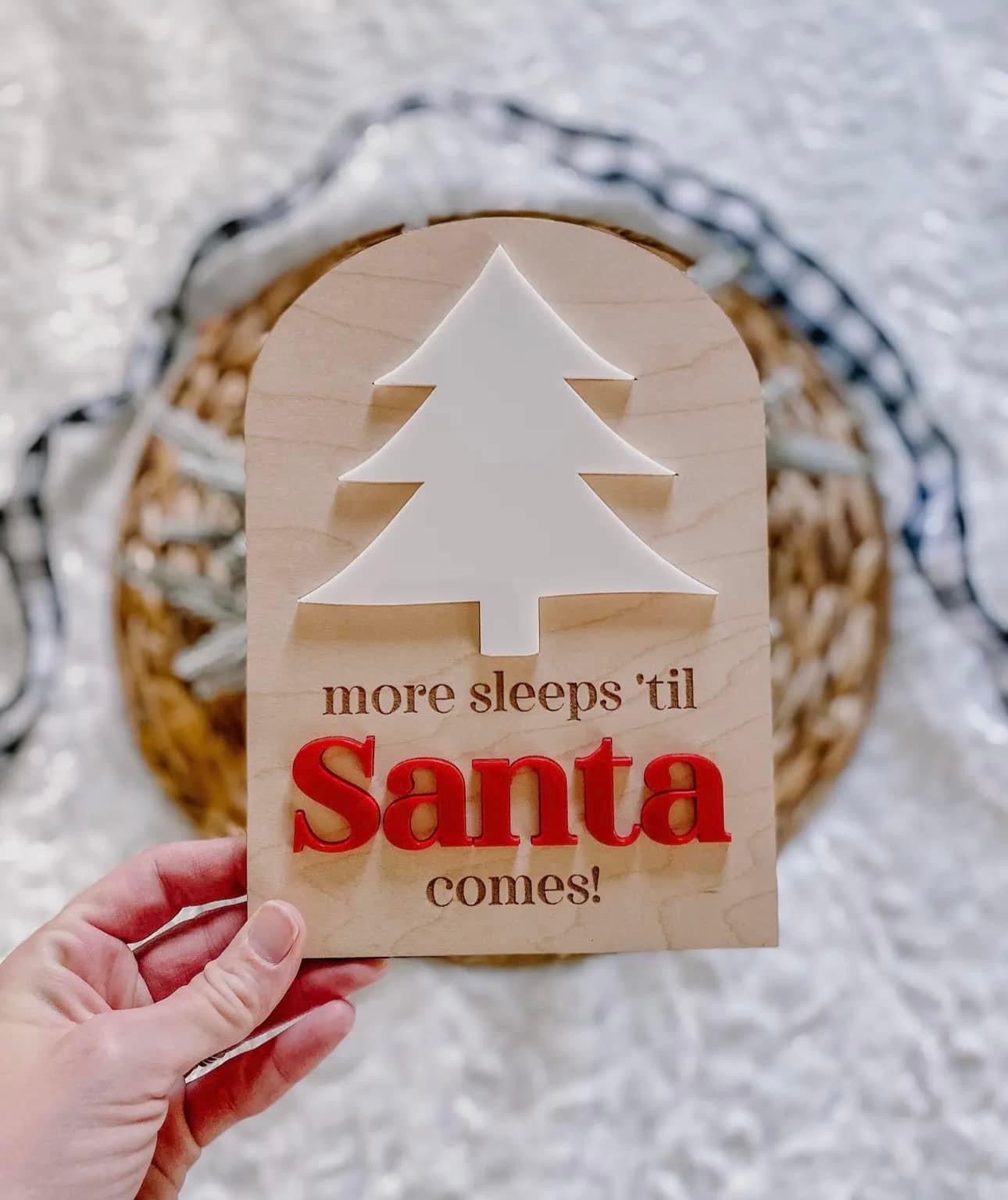 more sleeps til santa