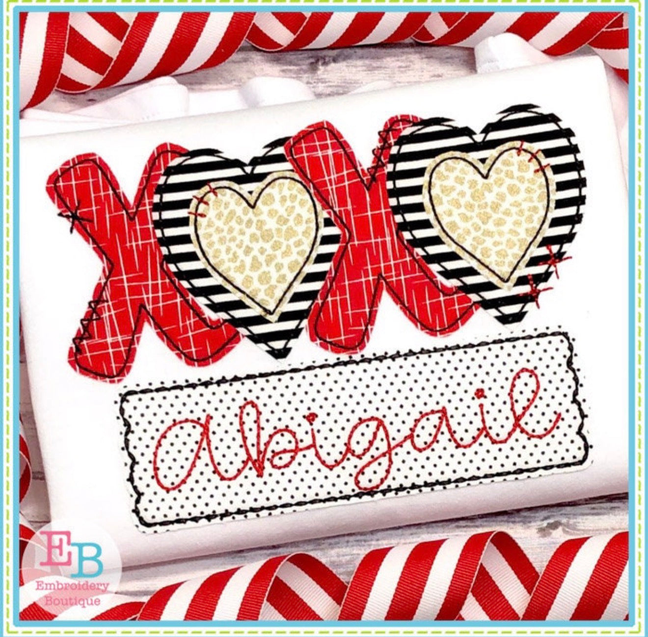 valentines appliqué