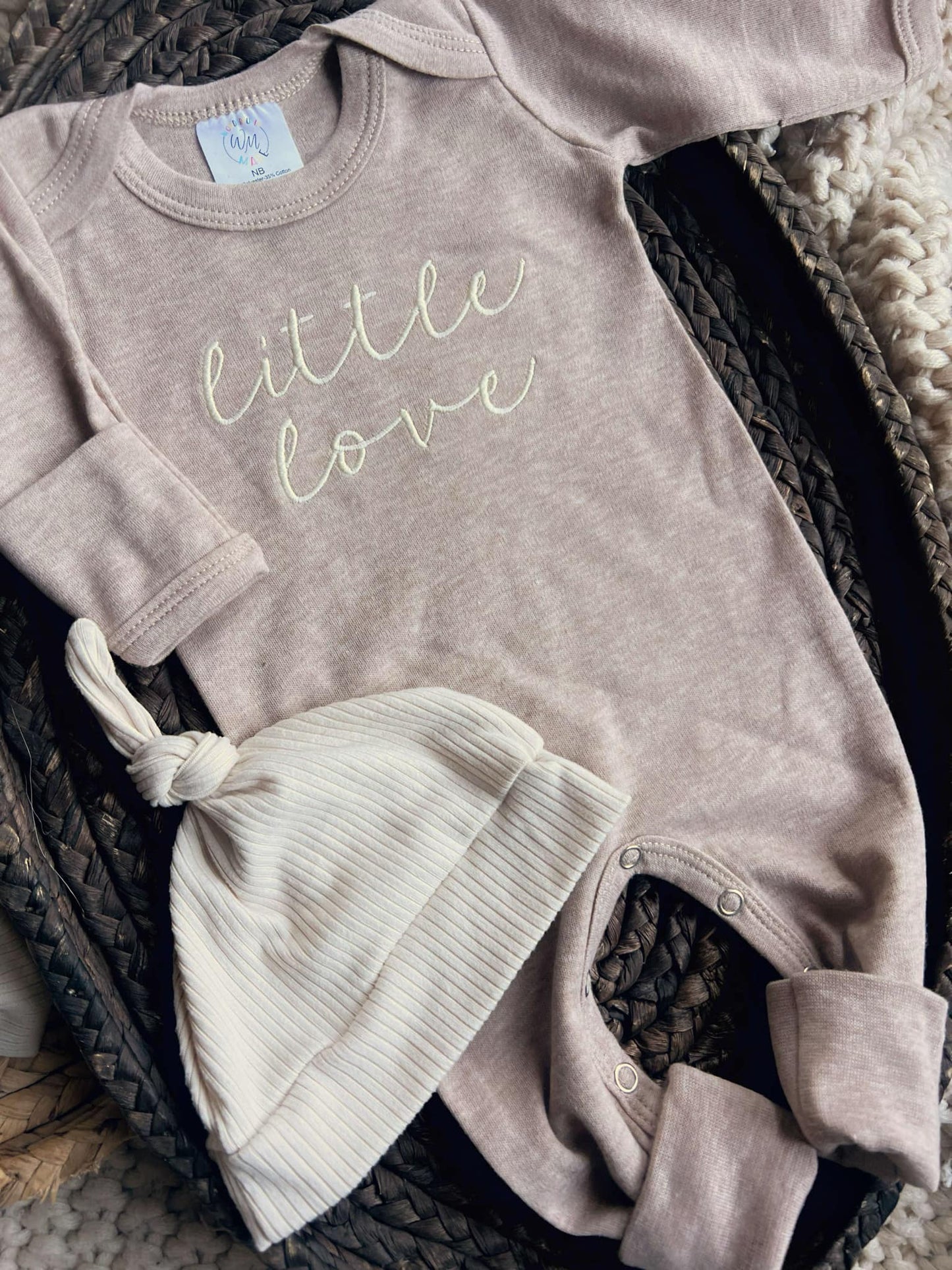 Little Love Embroidered Romper