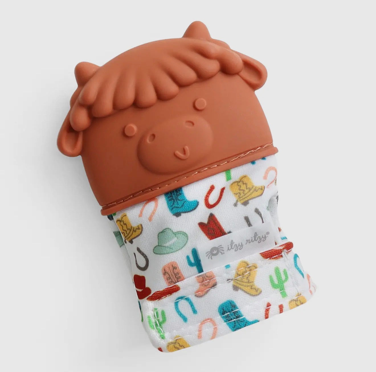 itzy teething mitt