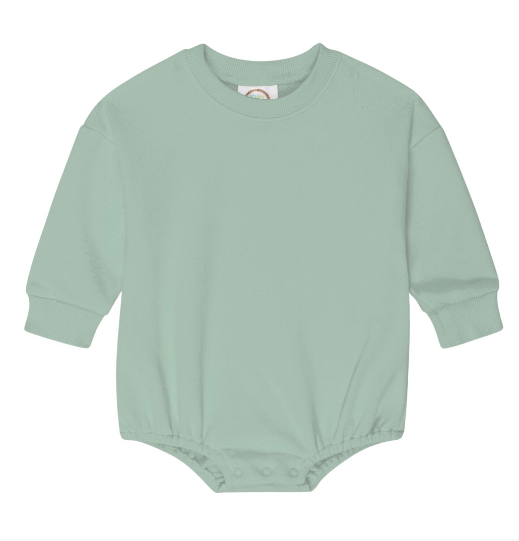 sweatshirt bubble romper
