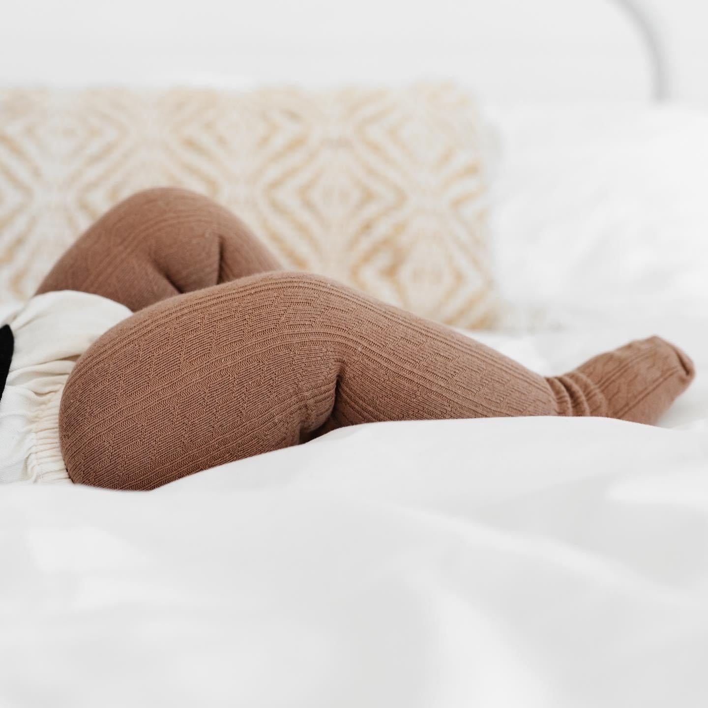 cable knit stockings