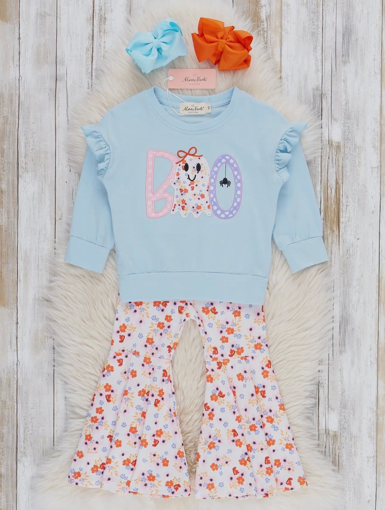 blue floral boo collection