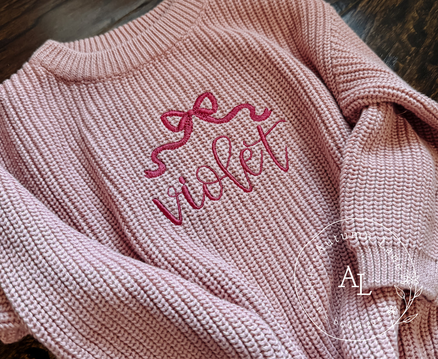embroidered knit sweaters
