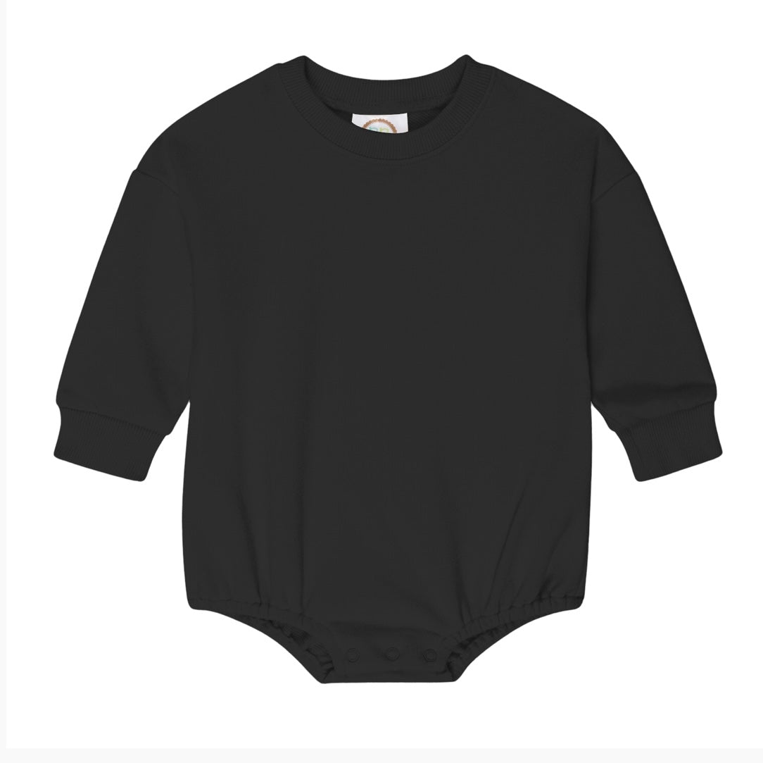 sweatshirt bubble romper