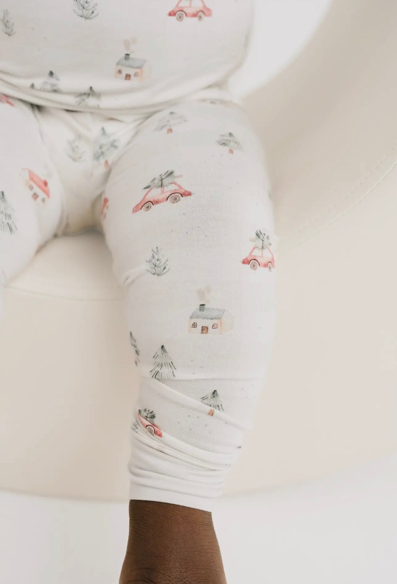 cozy christmas bamboo pant set