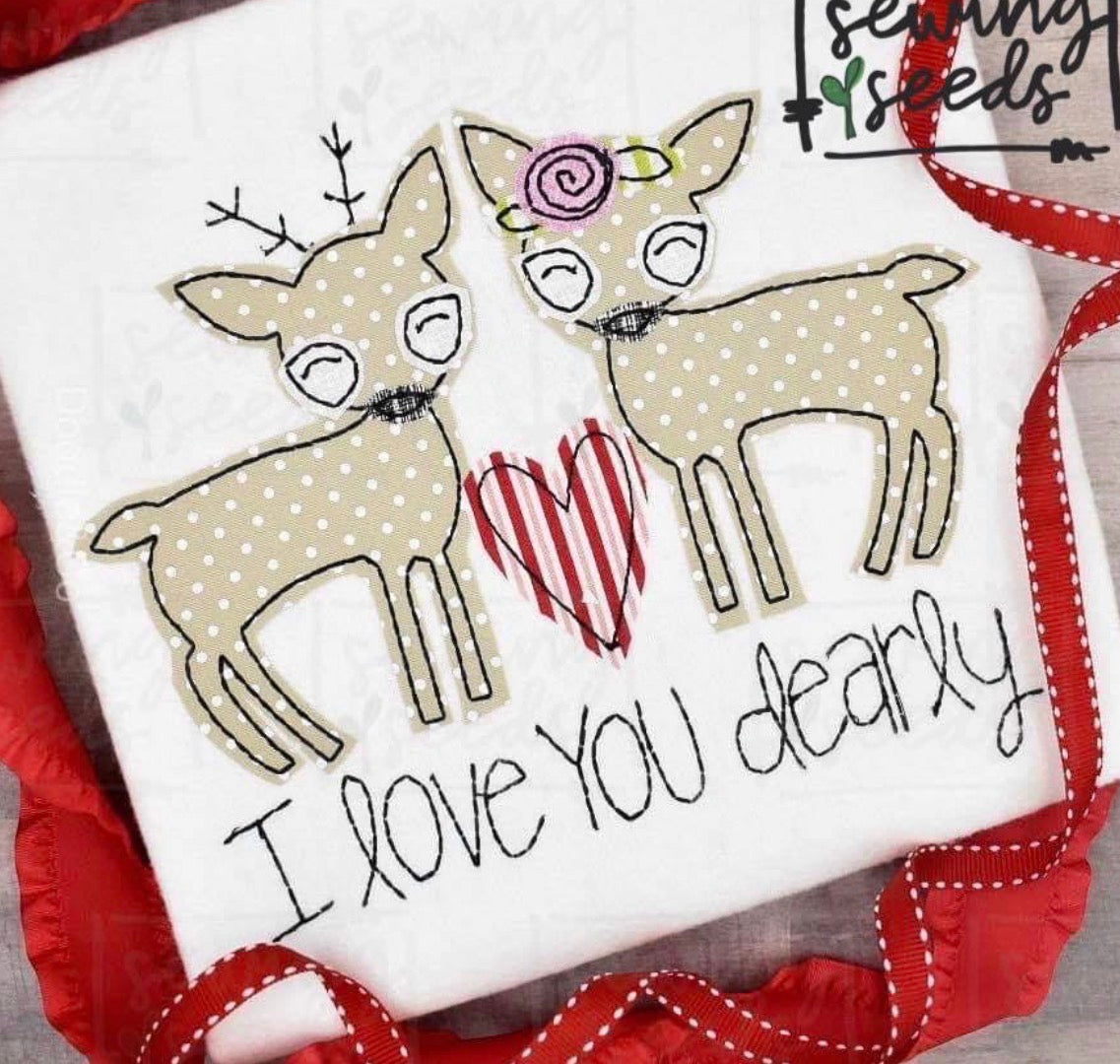 valentines appliqué