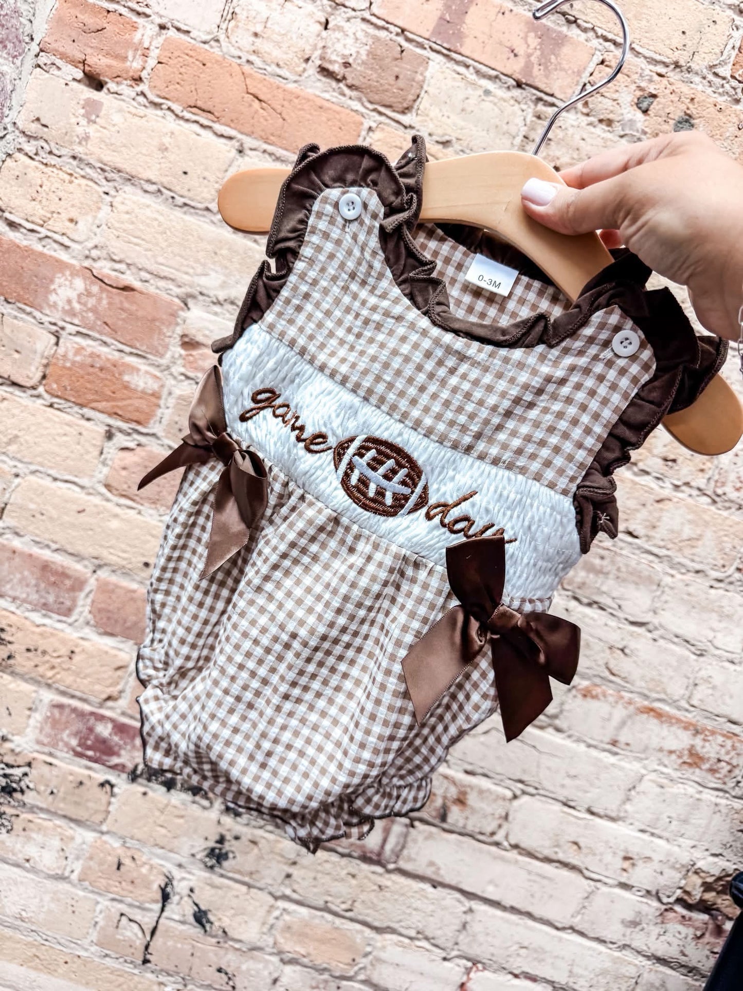 game day smocked bubble