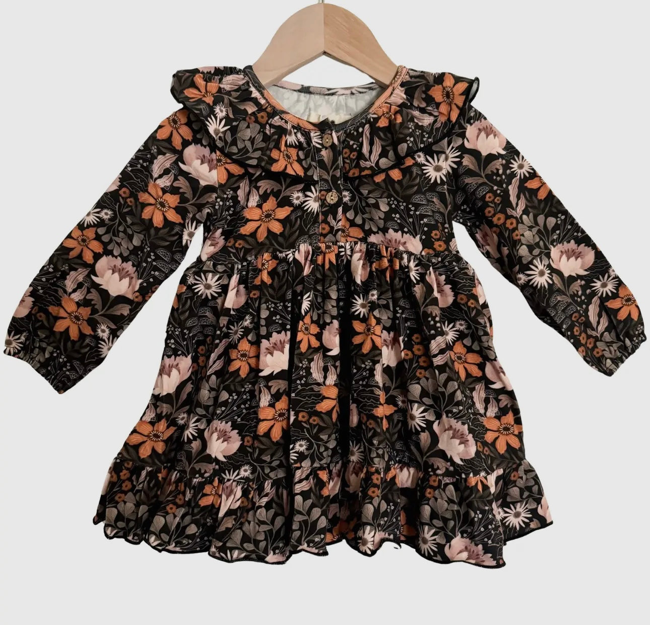 black floral dress