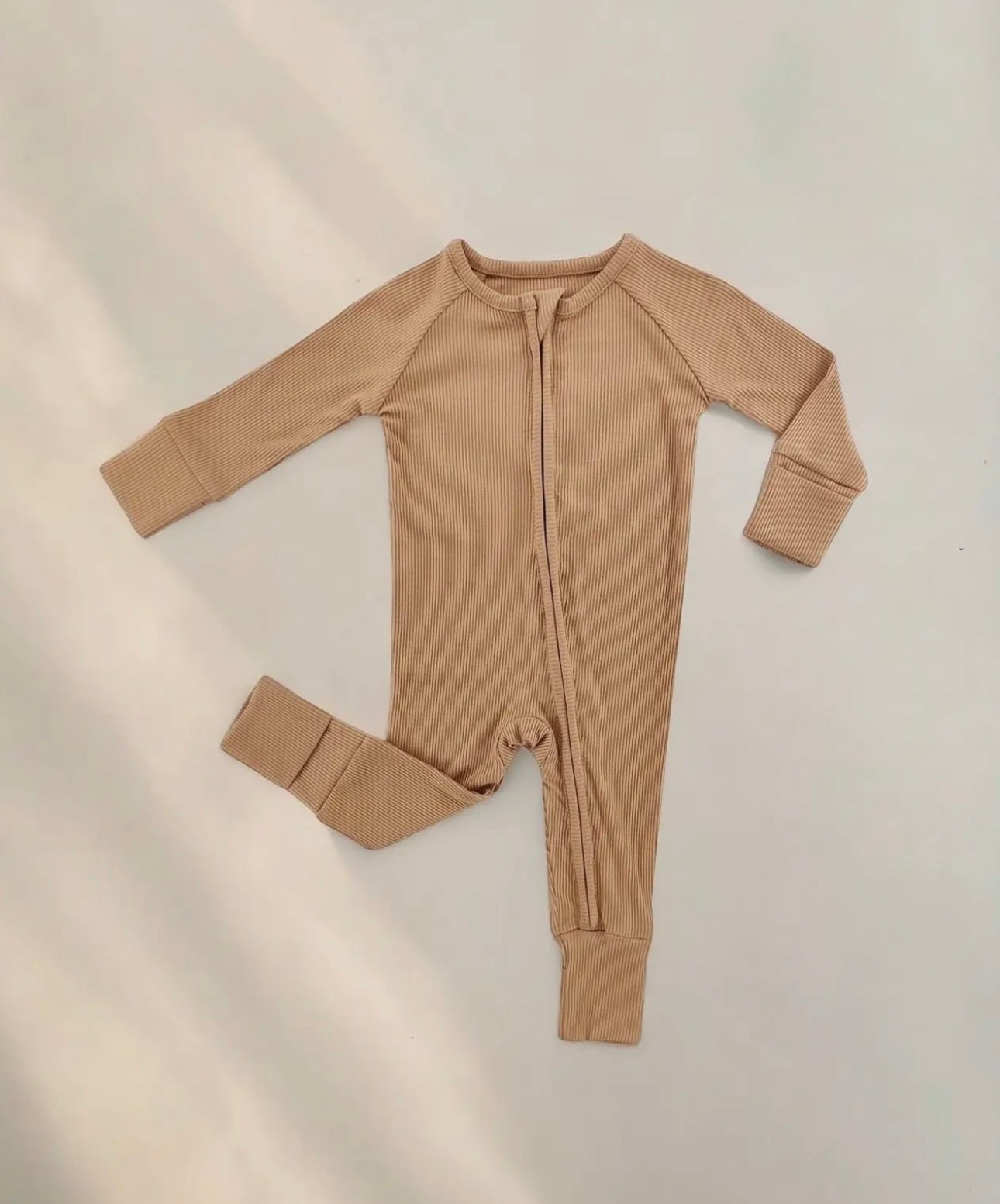 ribbed bamboo zippy