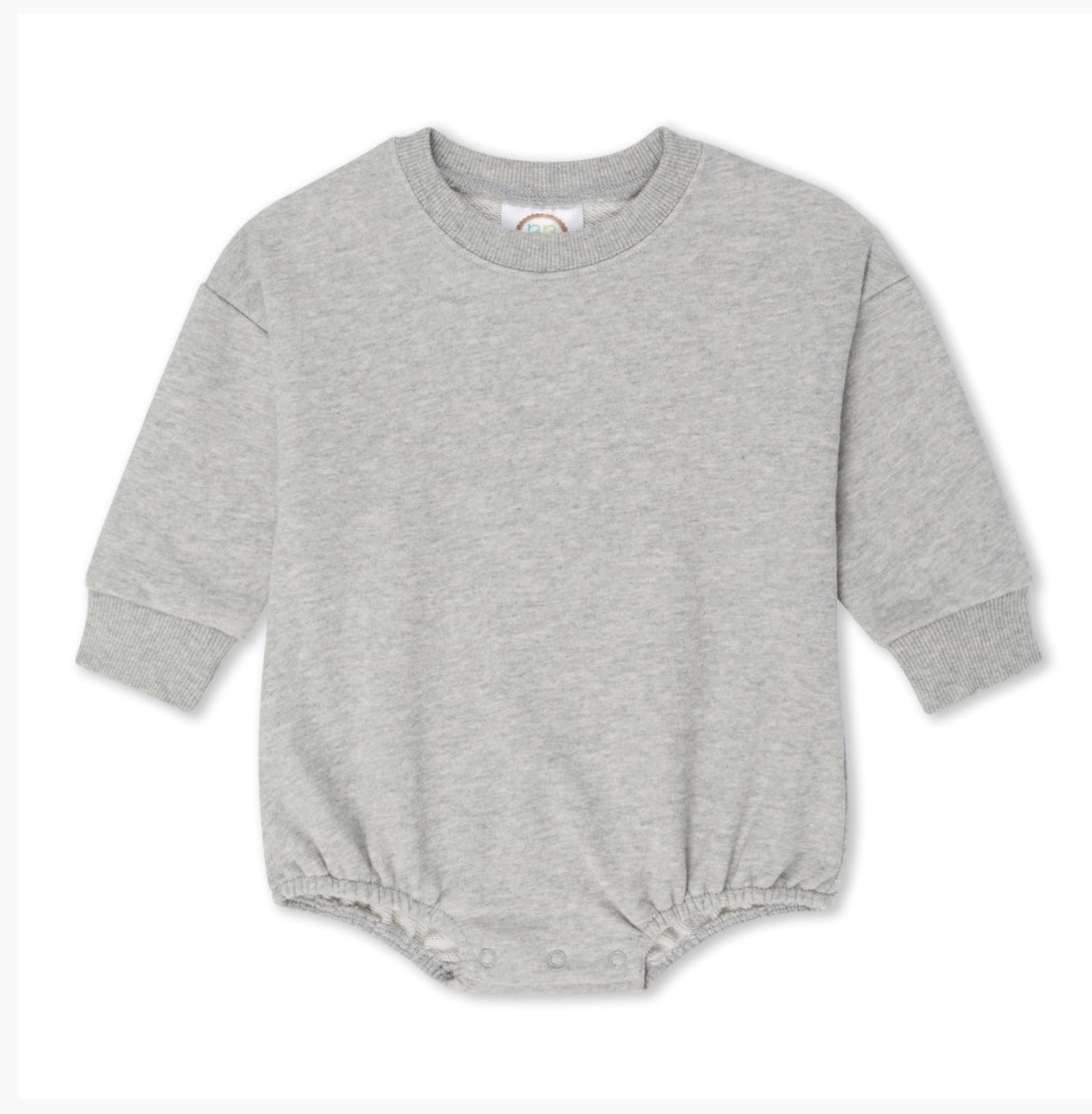 sweatshirt bubble romper