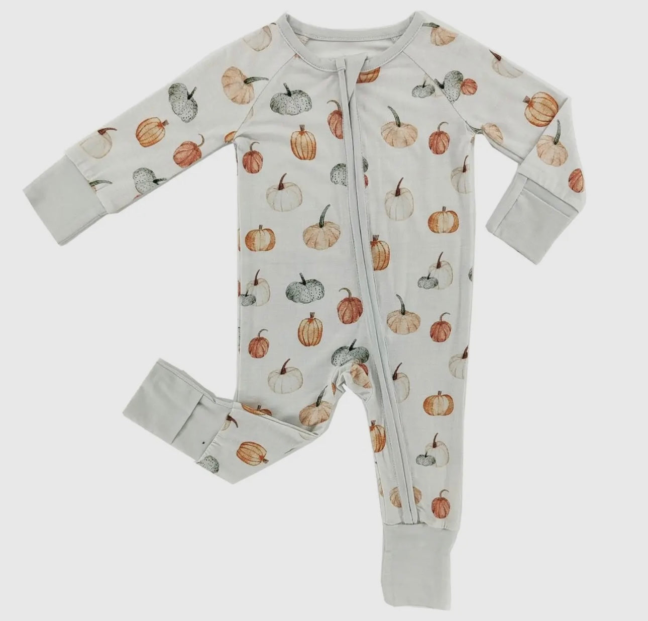 autumn pumpkins bamboo pant set