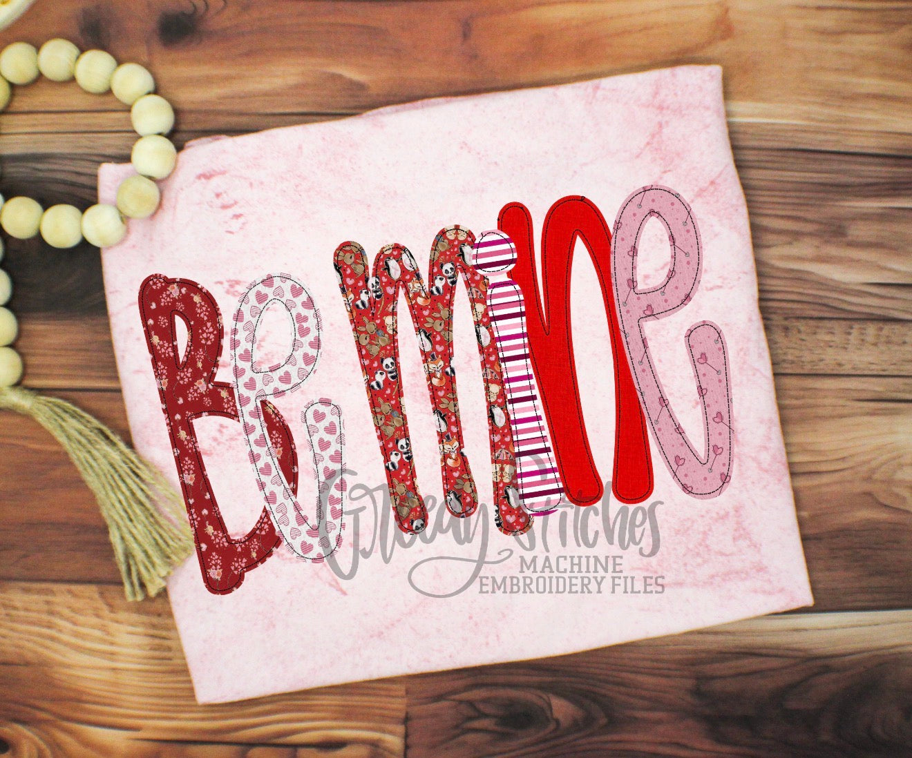valentines appliqué