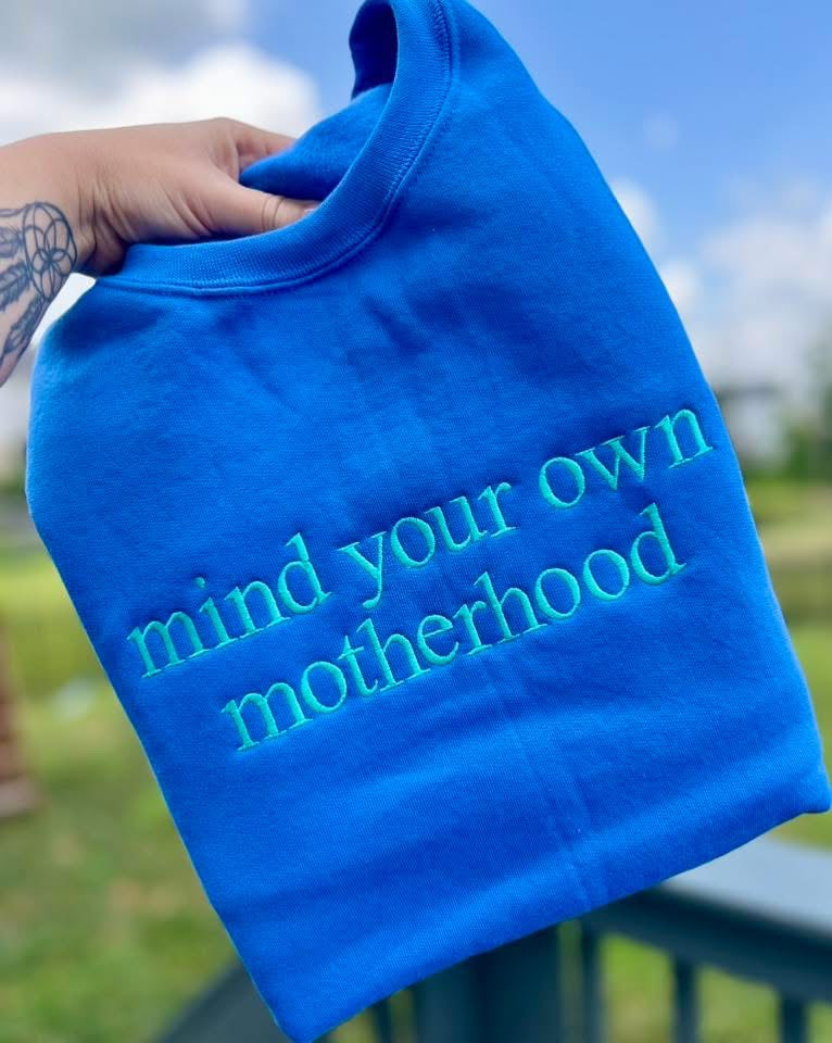 embroidery saying