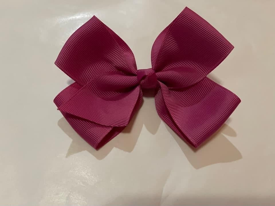 ribbon alligator clip bows
