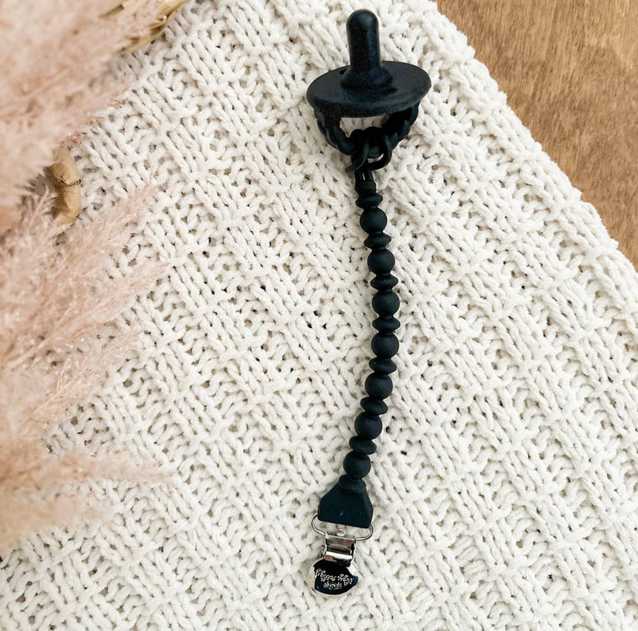 silicone pacifier clip