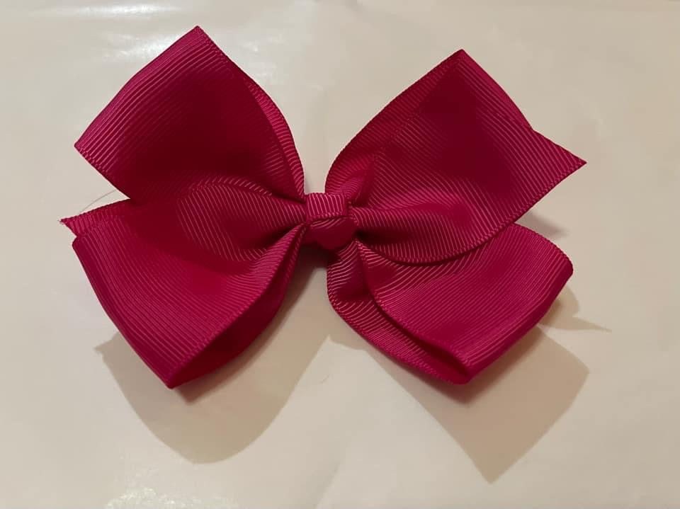 ribbon alligator clip bows