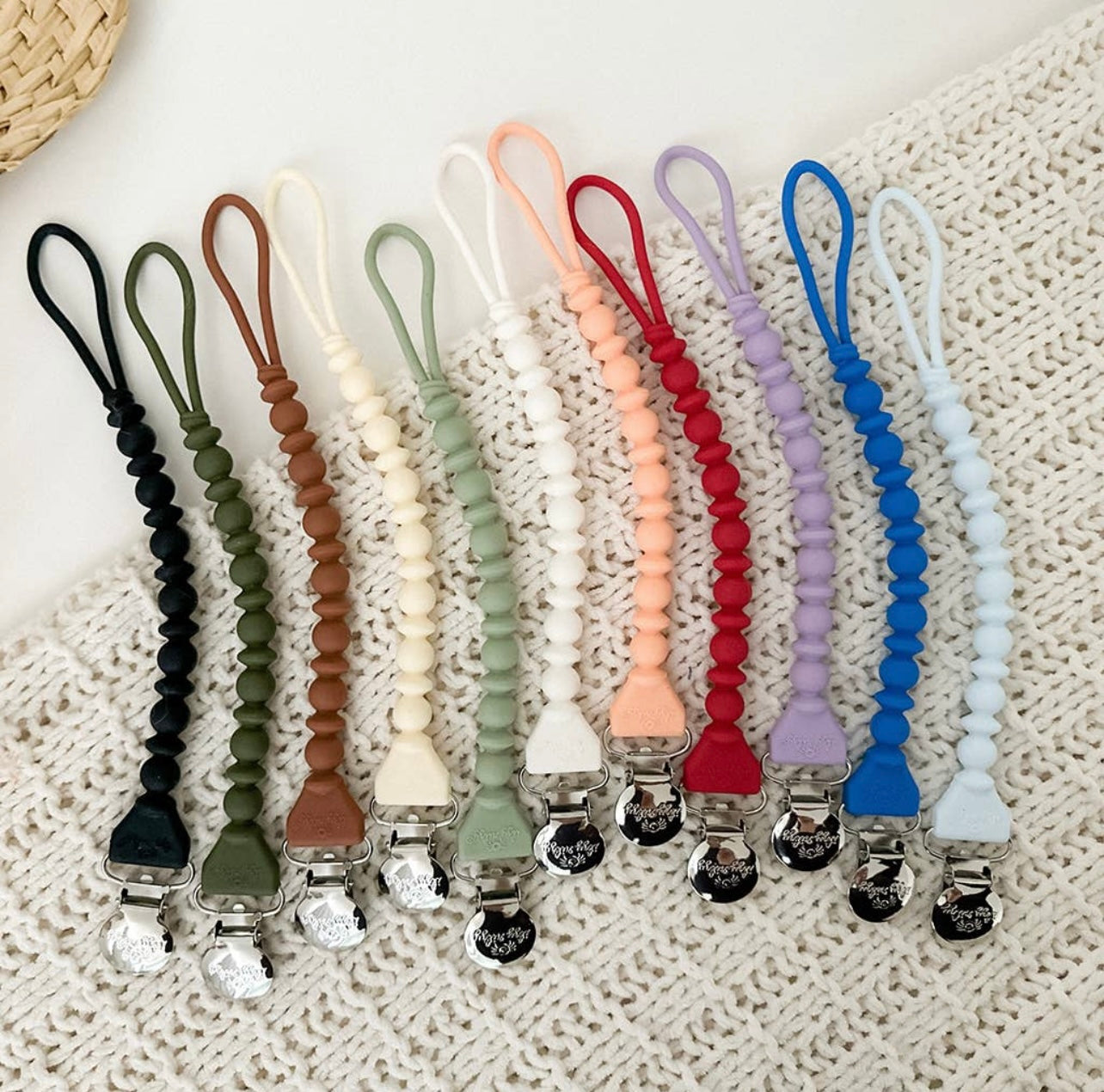 silicone pacifier clip