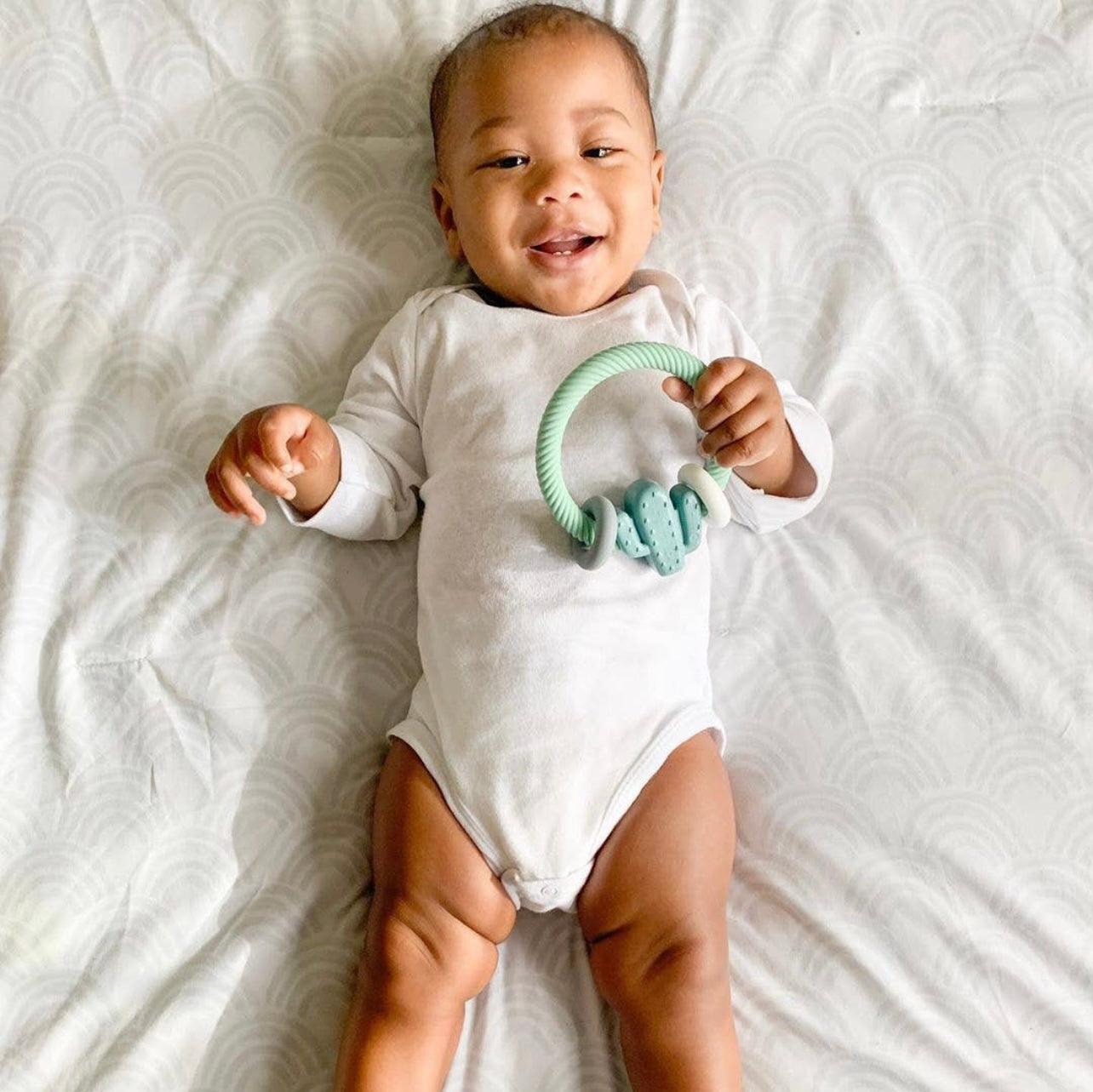 ritzy silicone teething rattle
